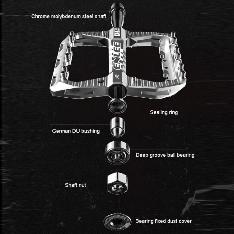 ENLEE R5 1pair Mountain Bike Pedals Bicycle Cycling Wider Non-Slip Footrest Bearing(Purple) - free shipping - PMc TechLife - Order now!