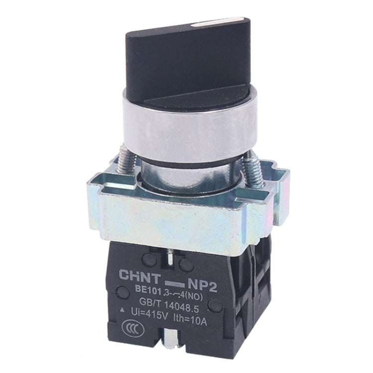 CHINT NP2-BD53 3 Gear Self-resetting 2NO Power Transfer Switch Short Handle Master Knob 22mm - Car Switches by CHINT | Online Shopping South Africa | PMC TechLife | Buy Now Pay Later Mobicred
