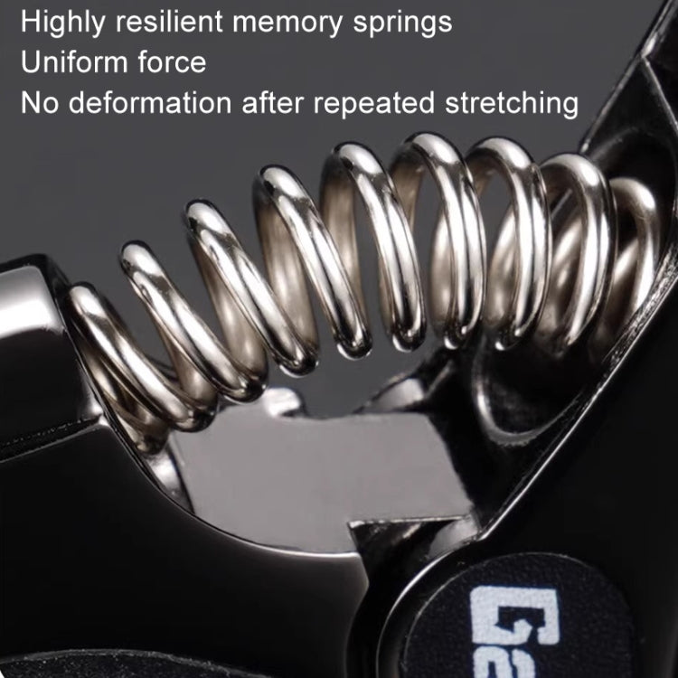 Galux GC501A Acoustic Guitar Pitch Clip Folk Ukulele Metal Clip With Storage Bag, Color: Black - Guitar Tuner by Galux | Online Shopping South Africa | PMC TechLife