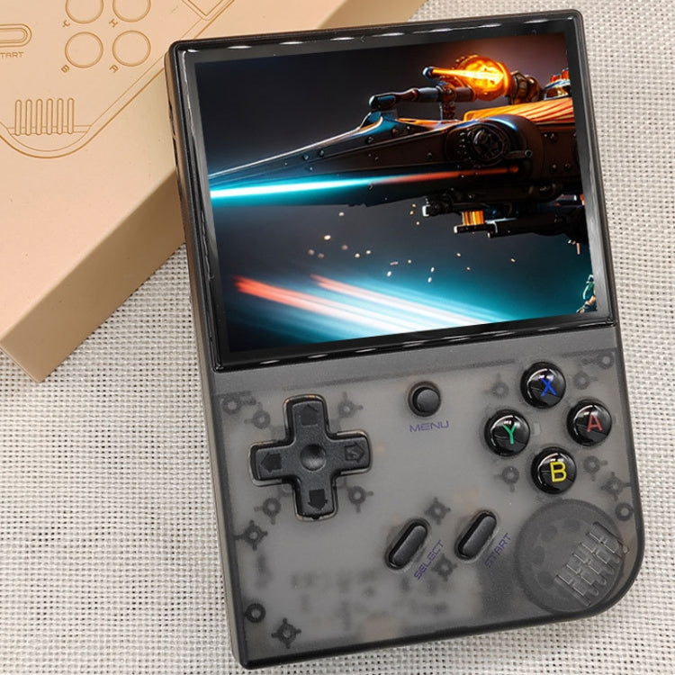 ANBERNIC RG35XX PLUS  Handheld Game Console 3.5-Inch IPS Screen Support HDMI TV 64GB+128GB(Transparent Black) - free shipping - PMC Jewellery - Order now!