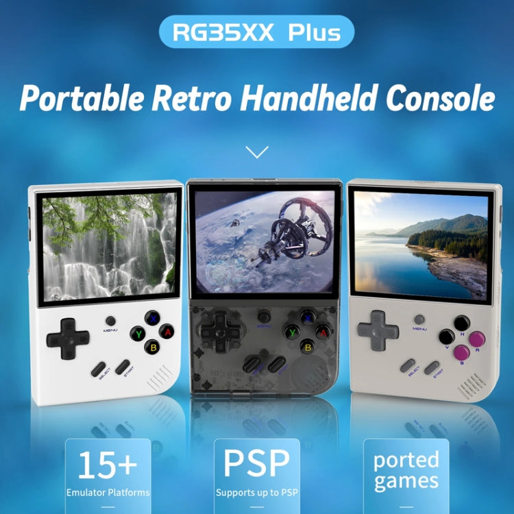 ANBERNIC RG35XX PLUS  Handheld Game Console 3.5-Inch IPS Screen Support HDMI TV 64GB(White) - free shipping - PMC Jewellery - Order now!