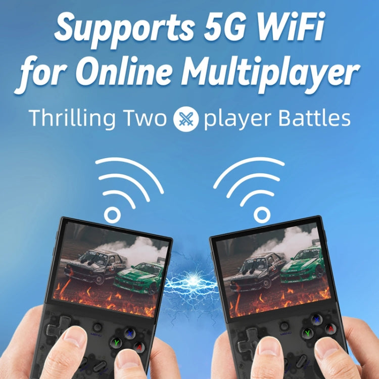 ANBERNIC RG35XX PLUS  Handheld Game Console 3.5-Inch IPS Screen Support HDMI TV 64GB+128GB(Retro Gray) - free shipping - PMC Jewellery - Order now!