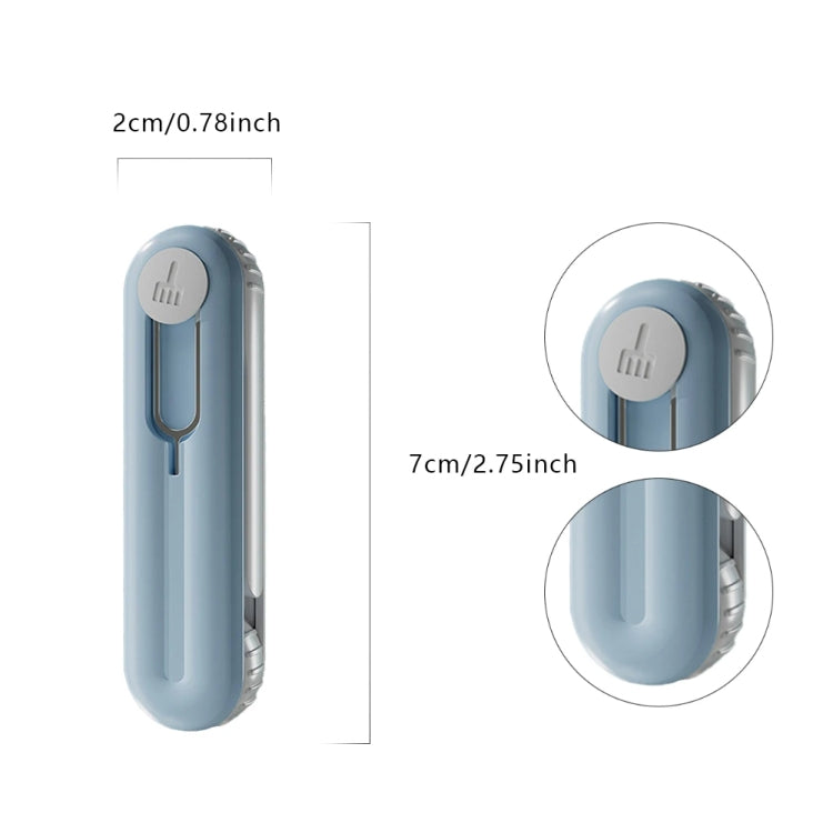 Bluetooth Earphone Cleaning Artifact Phone Dust Removal Tool Multi-Function Cleaning Brush(Sky Blue) - Other Accessories by PMC Jewellery | Online Shopping South Africa | PMC Jewellery | Buy Now Pay Later Mobicred