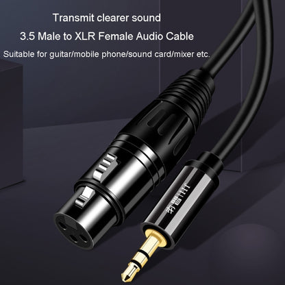 JINGHUA 3.5mm Male To XLR Female Microphone Cable Computer Mixer Audio Cable, Length: 10m - Microphone Audio Cable & Connector by JINGHUA | Online Shopping South Africa | PMC Jewellery | Buy Now Pay Later Mobicred