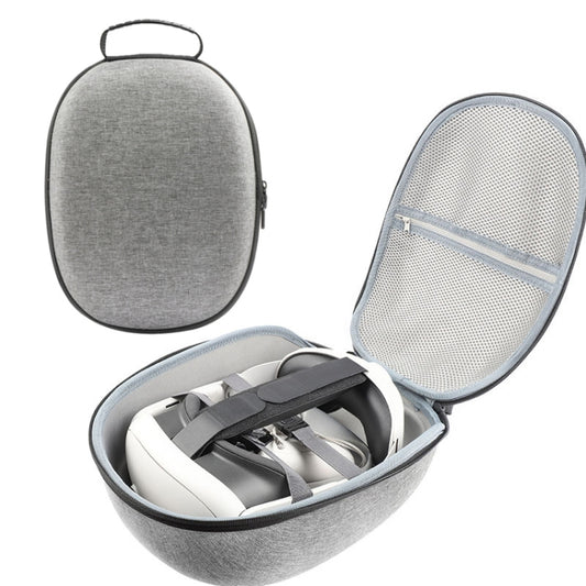 For Meta Quest 3 VR Storage Bag EVA Hard Shell Case Handbag(Grey) - VR Accessories by PMC Jewellery | Online Shopping South Africa | PMC Jewellery