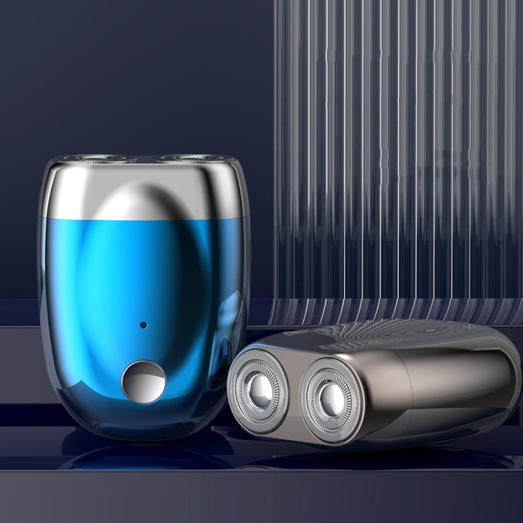 Double-head Mini Magnetic Shaver Portable Men Electric Shaver(Silver Black) - free shipping - PMC TechLife - Order now!
