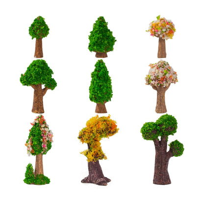 5pcs Micro-Landscape Simulated Green Trees Flowers DIY Gardening Ecological Ornaments, Style: No. 9 Tree Hole - Ornaments by PMC Jewellery | Online Shopping South Africa | PMC Jewellery