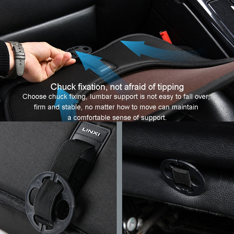 LINXICP 3 In 1 Car Seat Lumbar Cushion Summer Special Memory Foam Breathable Car Back Pad(Coffee) - free shipping - PMC TechLife - Order now!