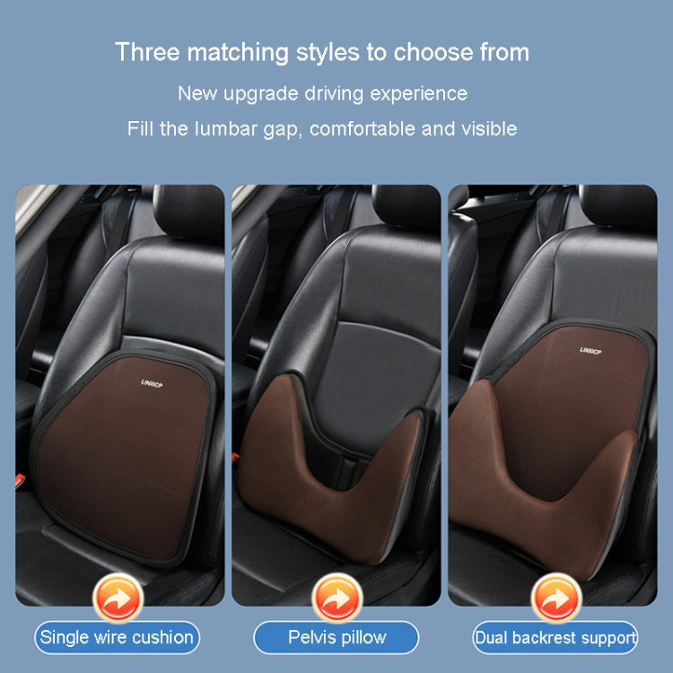 LINXICP 3 In 1 Car Seat Lumbar Cushion Summer Special Memory Foam Breathable Car Back Pad(Coffee) - free shipping - PMC TechLife - Order now!