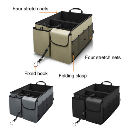 Car Foldable Glove Storage Box Trunk Organizer(Black) - Stowing Tidying by PMC Jewellery | Online Shopping South Africa | PMC Jewellery | Buy Now Pay Later Mobicred