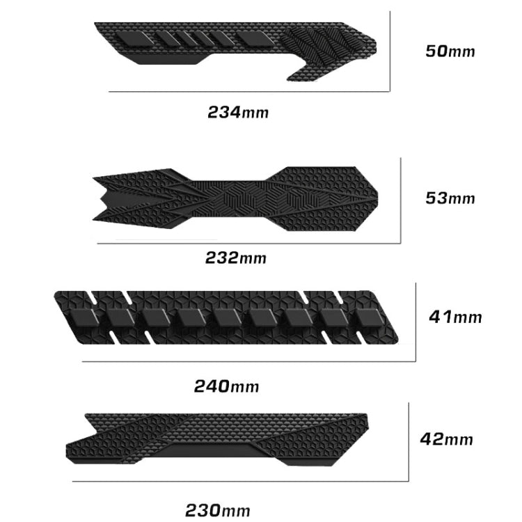 ENLEE E-654 Bicycle Silicone Chainstay Protector Mountain Road Bike Downtube Cover Stickers, Model: E211 - Others by ENLEE | Online Shopping South Africa | PMC TechLife | Buy Now Pay Later Mobicred