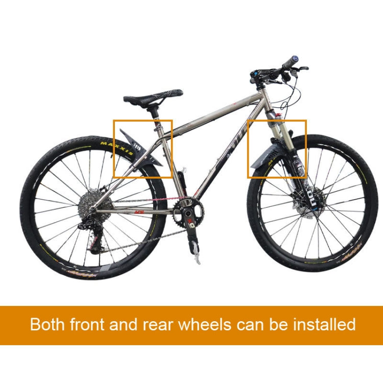 ENLEE E19001 Bicycle Front And Rear Universal Fenders Mountain Bike Mini Shield, Model: F Model - Mudguards by ENLEE | Online Shopping South Africa | PMc TechLife | Buy Now Pay Later Mobicred