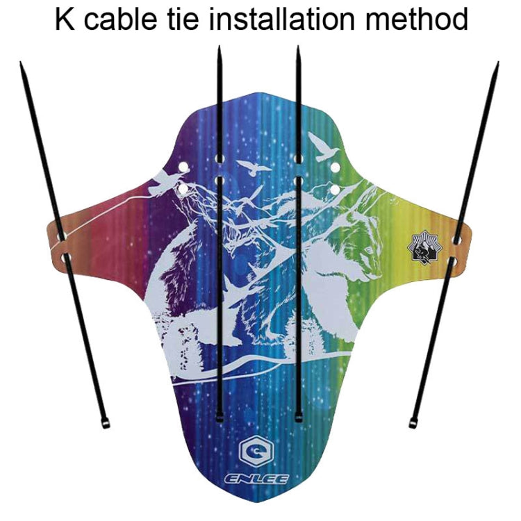 ENLEE E19001 Bicycle Front And Rear Universal Fenders Mountain Bike Mini Shield, Model: C Model - Mudguards by ENLEE | Online Shopping South Africa | PMc TechLife | Buy Now Pay Later Mobicred
