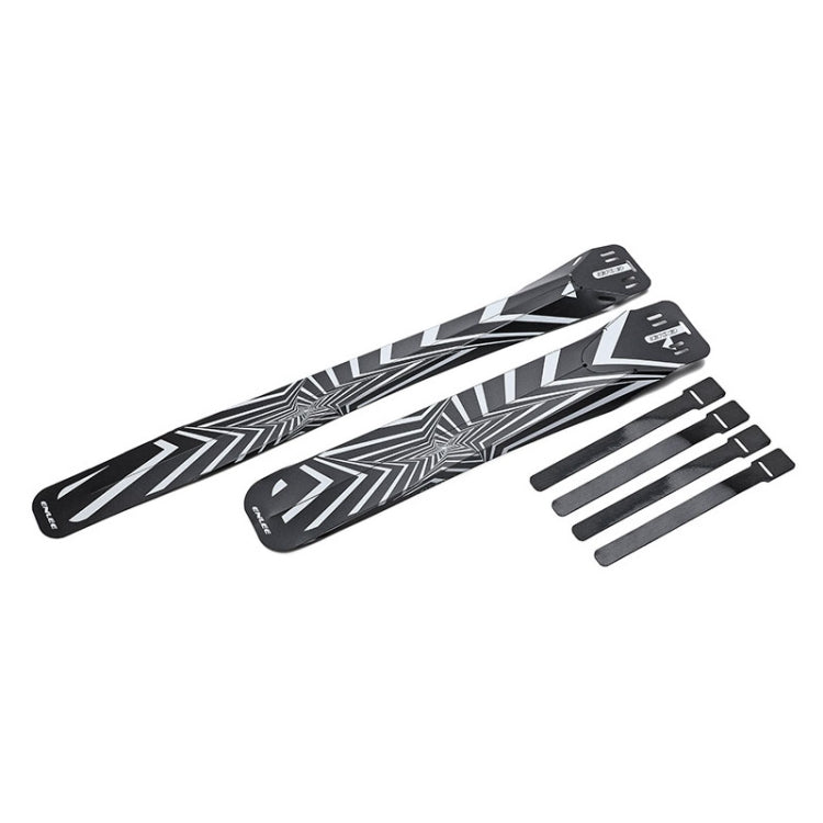 ENLEE E-641316 6pcs /Set Bicycle Extended Front And Rear Mudguards Road Bike Quick Detachable Fenders, Style: Five-Star Model - free shipping - PMc TechLife - Order now!