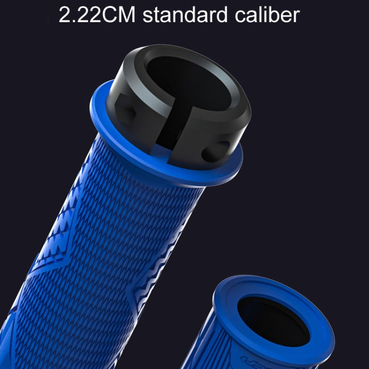 ENLEE 1pair Silicone Bicycle Covers Lockable Cycling Grips With Handlebar Blocking(Blue) - free shipping - PMc TechLife - Order now!