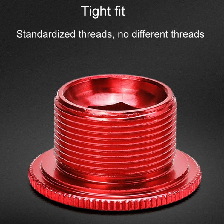 ENLEE M20 Aluminum Crank Cover For Bicycle Discs For IXF Crank Accessories(Red) - Others by ENLEE | Online Shopping South Africa | PMC TechLife | Buy Now Pay Later Mobicred