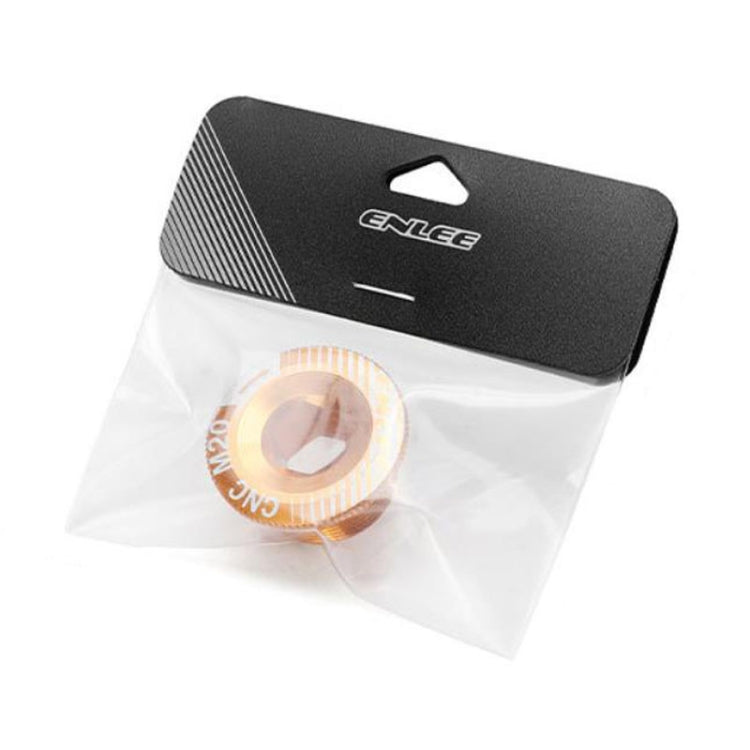 ENLEE M20 Aluminum Crank Cover For Bicycle Discs For IXF Crank Accessories(Red) - Others by ENLEE | Online Shopping South Africa | PMC TechLife | Buy Now Pay Later Mobicred