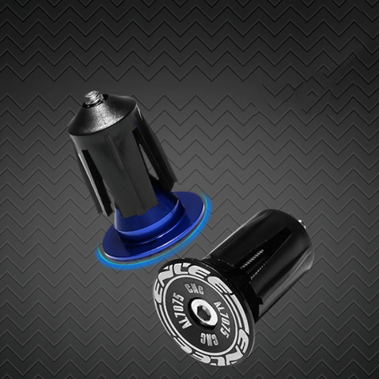 ENLEE BD40 1pair Mountain Bike Aluminum Expandable Handlebar Plugs Bicycle Grip Blocker Accessories(Black) - Bicycle Grips by ENLEE | Online Shopping South Africa | PMc TechLife | Buy Now Pay Later Mobicred