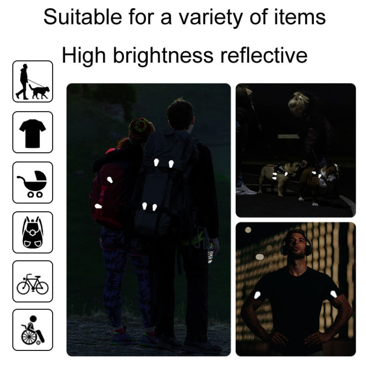 ENLEE EN-7855 Multifunctional Reflective Magnet Clip Outdoor Sports Night Running Safety Warning Stickers, Style: H Model - free shipping - PMC TechLife - Order now!