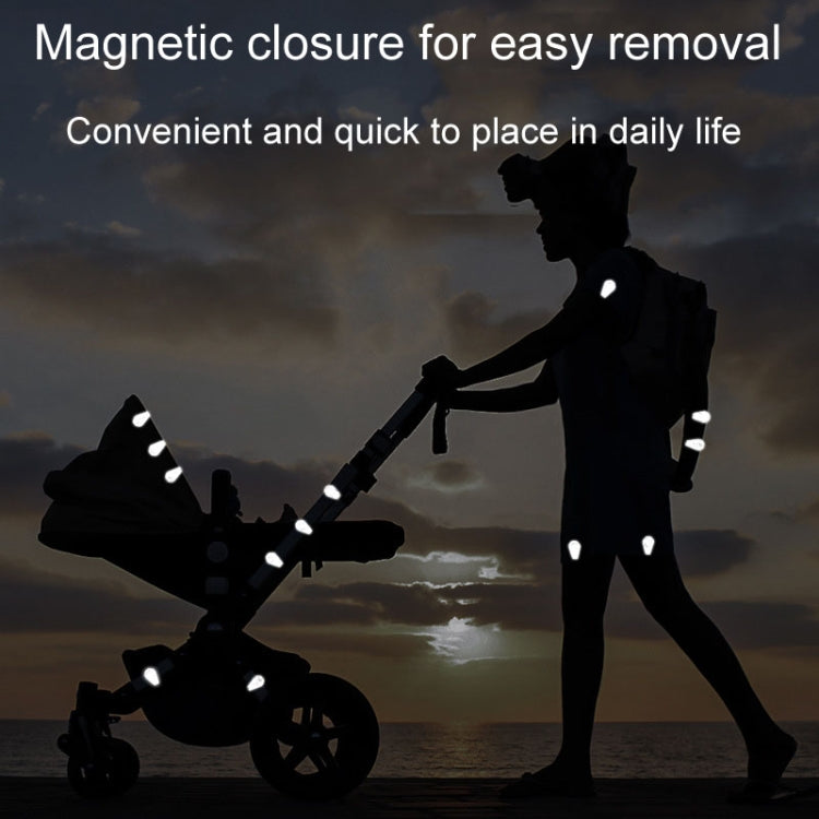 ENLEE EN-7855 Multifunctional Reflective Magnet Clip Outdoor Sports Night Running Safety Warning Stickers, Style: J Model - Decorative Accessories by ENLEE | Online Shopping South Africa | PMC TechLife | Buy Now Pay Later Mobicred