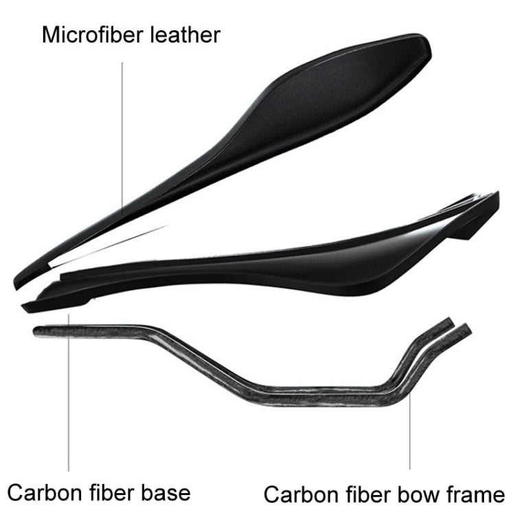ENLEE E-ZD412 Bicycle Carbon Fiber Cushion Outdoor Riding Mountain Bike Saddle, Style: Explosion - Bicycle Saddle by ENLEE | Online Shopping South Africa | PMc TechLife | Buy Now Pay Later Mobicred