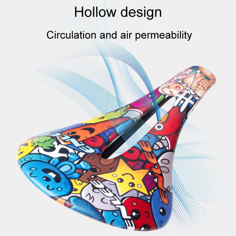 ENLEE E-ZD412 Bicycle Carbon Fiber Cushion Outdoor Riding Mountain Bike Saddle, Style: Explosion - Bicycle Saddle by ENLEE | Online Shopping South Africa | PMc TechLife | Buy Now Pay Later Mobicred