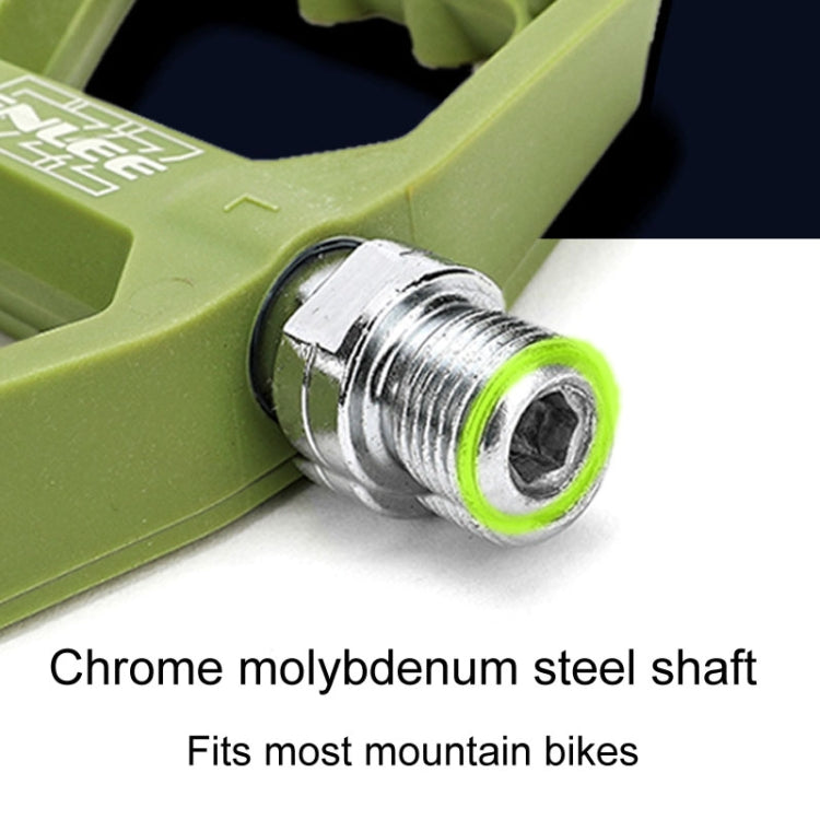 ENLEE F228 1pair Bicycle Nylon Pedals Mountain Bike Widened Riding Footrests(Orange) - free shipping - PMc TechLife - Order now!