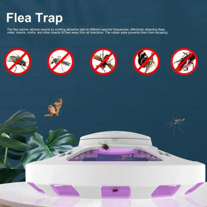 Flea Fly Mosquito Trap Cockroach House with Warm And Purple Light(Black) - Traps by PMC Jewellery | Online Shopping South Africa | PMC Jewellery | Buy Now Pay Later Mobicred