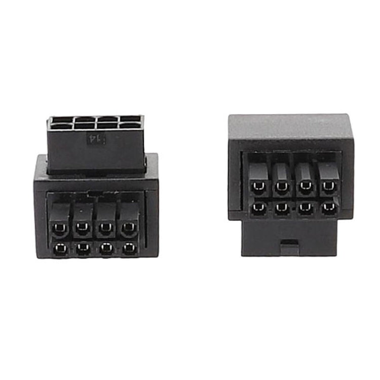 Reverse Curve B Type Motherboard CPU 8Pin Power Steering Connector Interface Steering Header 90 Degree Adaptor - Others by PMC TechLife | Online Shopping South Africa | PMC TechLife