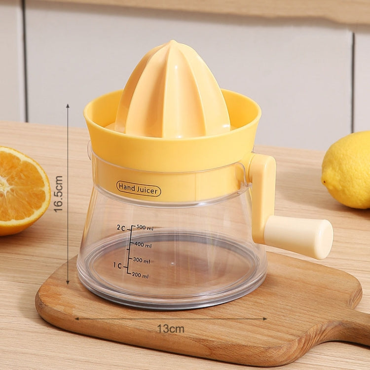 Household Manual Juicer Kitchen Hand Crank Fruit Extractor(Green) - Stirrer & Squeezer by PMC TechLife | Online Shopping South Africa | PMC TechLife