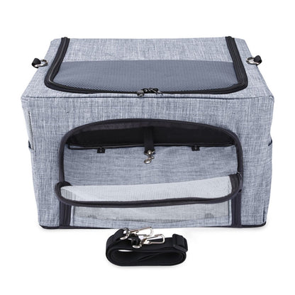 Car Pet Kennel Bag Foldable Storage Dog Passenger Basket, Model: Conventional(Gray) - Seat Accessories by PMC Jewellery | Online Shopping South Africa | PMC Jewellery | Buy Now Pay Later Mobicred