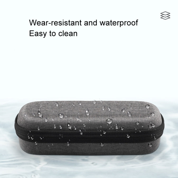 For DJI Osmo Pocket 3 XFJI Storage Box Waterproof Drop-proof Mini Body Handbag Accessories(Dark Gray) - Case & Bags by XFJI | Online Shopping South Africa | PMC TechLife | Buy Now Pay Later Mobicred