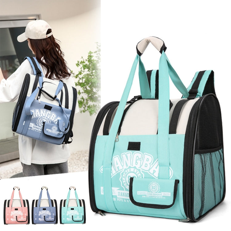 Simple Contrasting Pet Backpack Space Capsule Cat Bag Shoulder Dog Bag(Model 5 Pink) - Pet Bags by PMC TechLife | Online Shopping South Africa | PMC TechLife | Buy Now Pay Later Mobicred