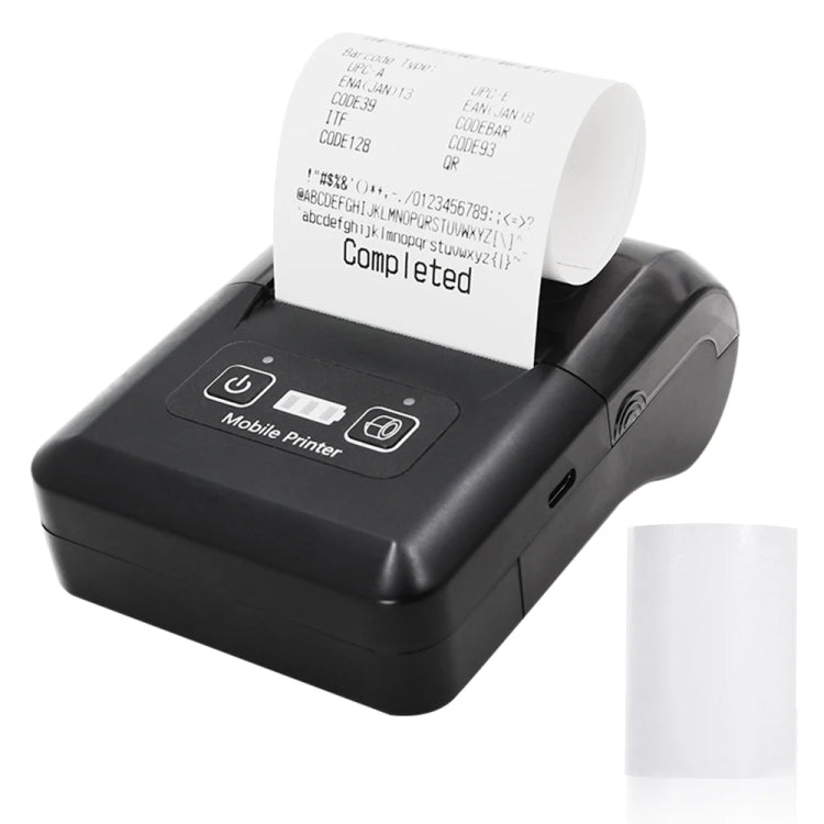 58mm Portable USB Charging Home Phone Bluetooth Thermal Printer(UK Plug) - Printer by PMC Jewellery | Online Shopping South Africa | PMC Jewellery | Buy Now Pay Later Mobicred