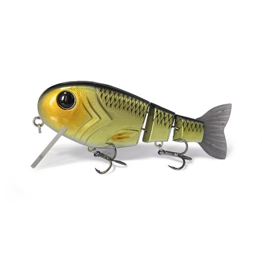 With Tongue Plate 3 Section Bionic Fish Lua Sea Fishing Freshwater Universal Floating Fake Bait(LK088-02) - Fishing Lures by PMC Jewellery | Online Shopping South Africa | PMC Jewellery | Buy Now Pay Later Mobicred