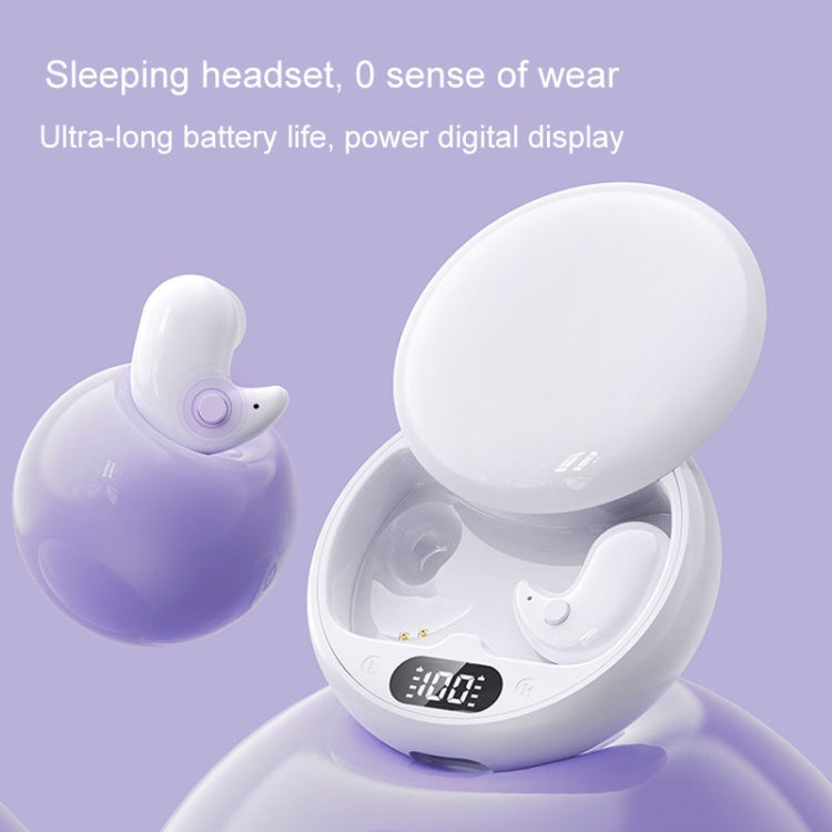 Bluetooth 5.3 Sleep Earphones TWS True Wireless Mini In-Ear Side Sleeping Running Sports Earphones(Black) - TWS Earphone by PMC Jewellery | Online Shopping South Africa | PMC Jewellery