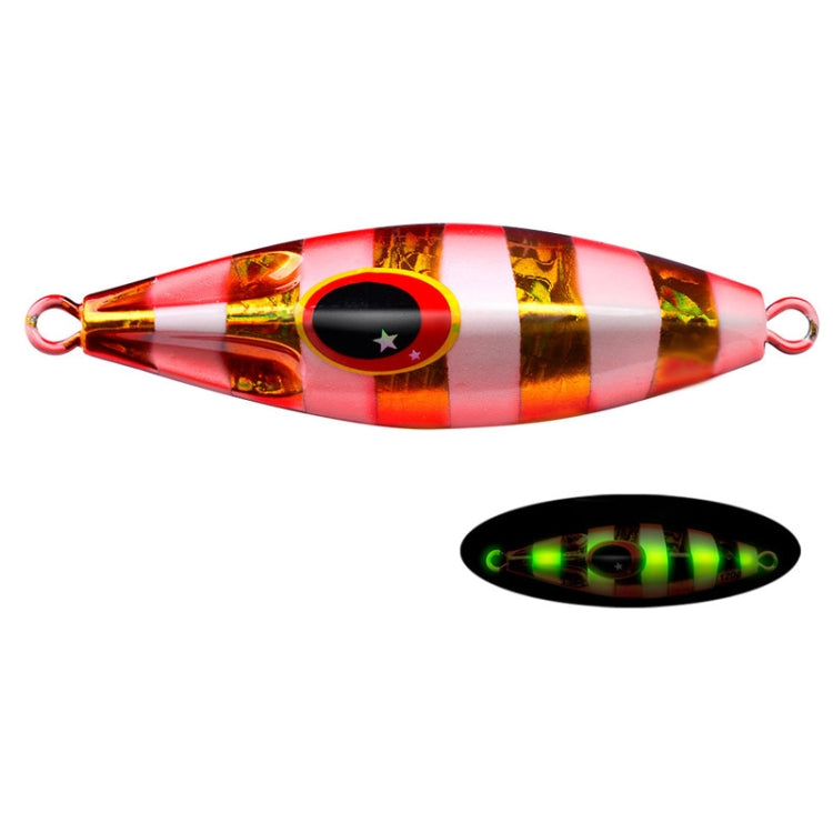 PROBEROS LF124 Deep Sea Iron Plate Lead Fish Fishing Lure Slow Sinking Rocking Luminous Boat Fishing Bait, Size: 60g(Color C) - Fishing Lures by PROBEROS | Online Shopping South Africa | PMC TechLife | Buy Now Pay Later Mobicred