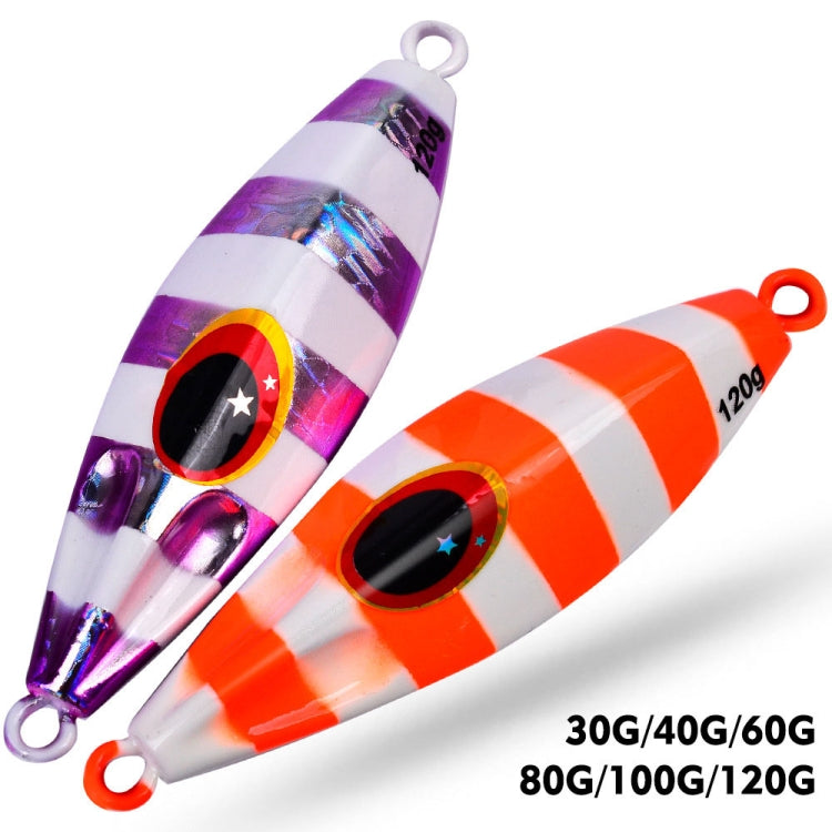 PROBEROS LF124 Deep Sea Iron Plate Lead Fish Fishing Lure Slow Sinking Rocking Luminous Boat Fishing Bait, Size: 60g(Color A) - Fishing Lures by PROBEROS | Online Shopping South Africa | PMC TechLife | Buy Now Pay Later Mobicred