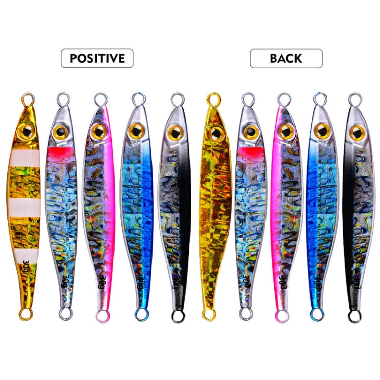 PROBEROS LF126 Long Casting Lead Fish Bait Freshwater Sea Fishing Fish Lures Sequins, Weight: 30g(Color E) - Fishing Lures by PROBEROS | Online Shopping South Africa | PMC TechLife | Buy Now Pay Later Mobicred