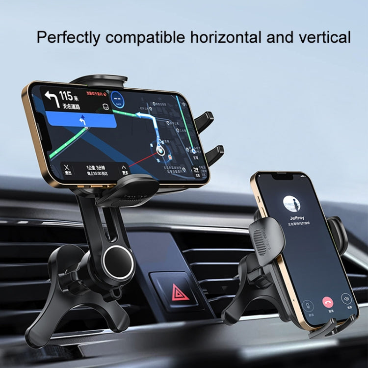 Car Air-conditioning Vent Y-shaped Base Mobile Phone Holder, Color: Ninth Generatio Green - Car Holders by PMC Jewellery | Online Shopping South Africa | PMC Jewellery | Buy Now Pay Later Mobicred