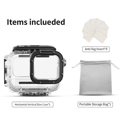 For Insta360 Ace Pro aMagisn Horizontal and Vertical Shooting Dive Shell 60m Waterproof Shell Accessories - Case & Bags by aMagisn | Online Shopping South Africa | PMC Jewellery