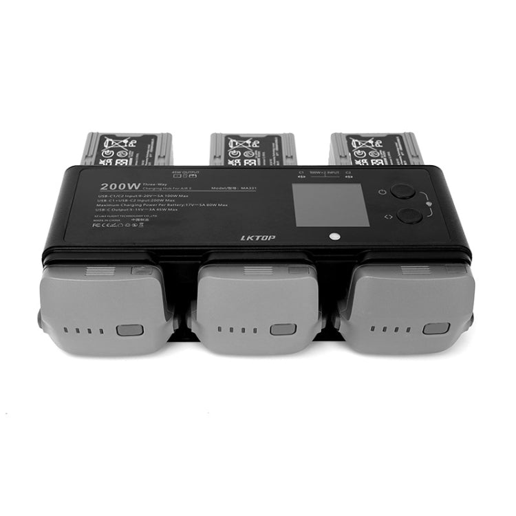For DJI Air 3 Smart Flight Battery LKTOP 200W 3-Channel Charging Manager - free shipping - PMC TechLife - Order now!