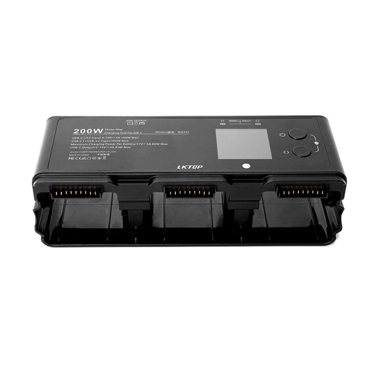 For DJI Air 3 Smart Flight Battery LKTOP 200W 3-Channel Charging Manager - free shipping - PMC TechLife - Order now!