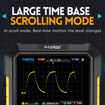 FNIRSI 2 In 1 Small Handheld Fluorescence Digital Dual-Channel Oscilloscope, US Plug(Blue) - Other Tester Tool by FNIRSI | Online Shopping South Africa | PMC Jewellery | Buy Now Pay Later Mobicred