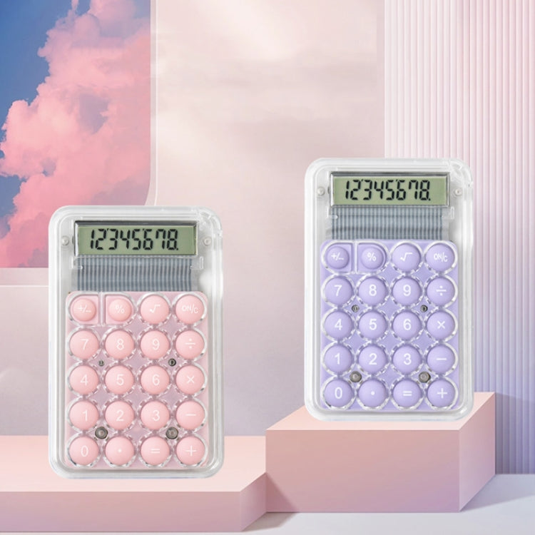 Small Silent Simple Calculator Mini Candy Dormitory Student Office Exam Tool(Pink) - Calculator by PMc TechLife | Online Shopping South Africa | PMc TechLife | Buy Now Pay Later Mobicred