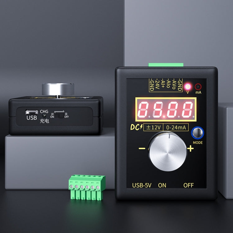 FNIRSI 0-12V/0-4-24mA Handheld Positive Negative Voltage Current Signal Generator(Without Battery) - Current & Voltage Tester by FNIRSI | Online Shopping South Africa | PMC TechLife | Buy Now Pay Later Mobicred