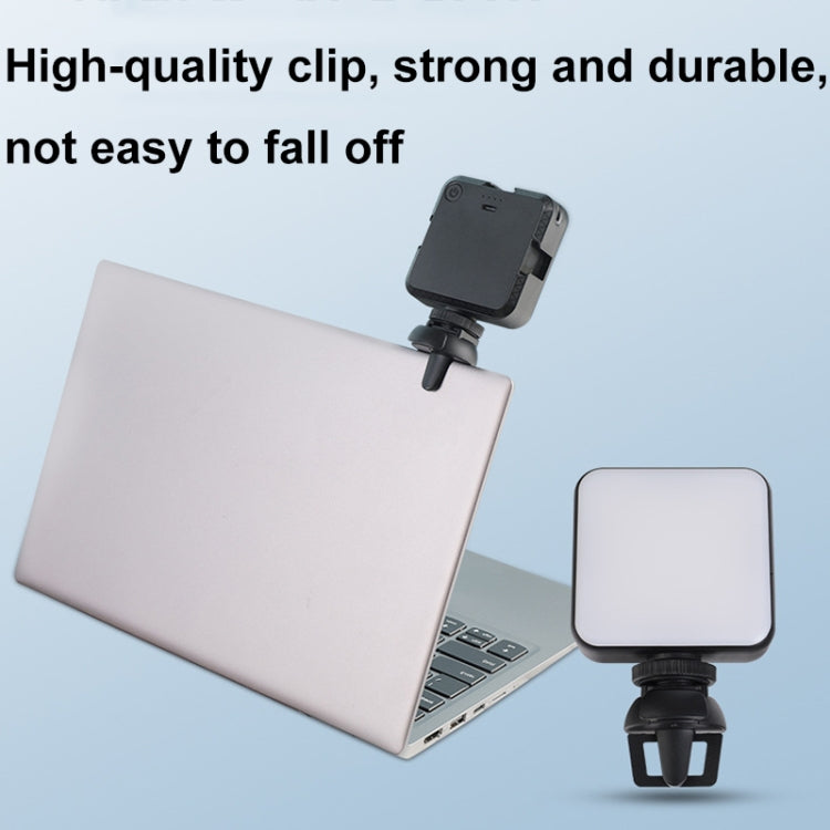 W64 64LEDs Video Conferencing Mobile Laptop Live Fill Light Photography Pocket Lamp, Spec: Clip+Tripod Set - Selfie Light by PMC Jewellery | Online Shopping South Africa | PMC Jewellery | Buy Now Pay Later Mobicred