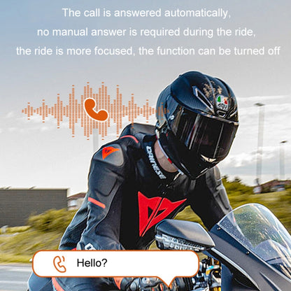 Motorcycle Helmet Bluetooth 5.0 Stereo Music Cycling Headphones(V10) - Motorcycle Walkie Talkie by PMC Jewellery | Online Shopping South Africa | PMC Jewellery | Buy Now Pay Later Mobicred