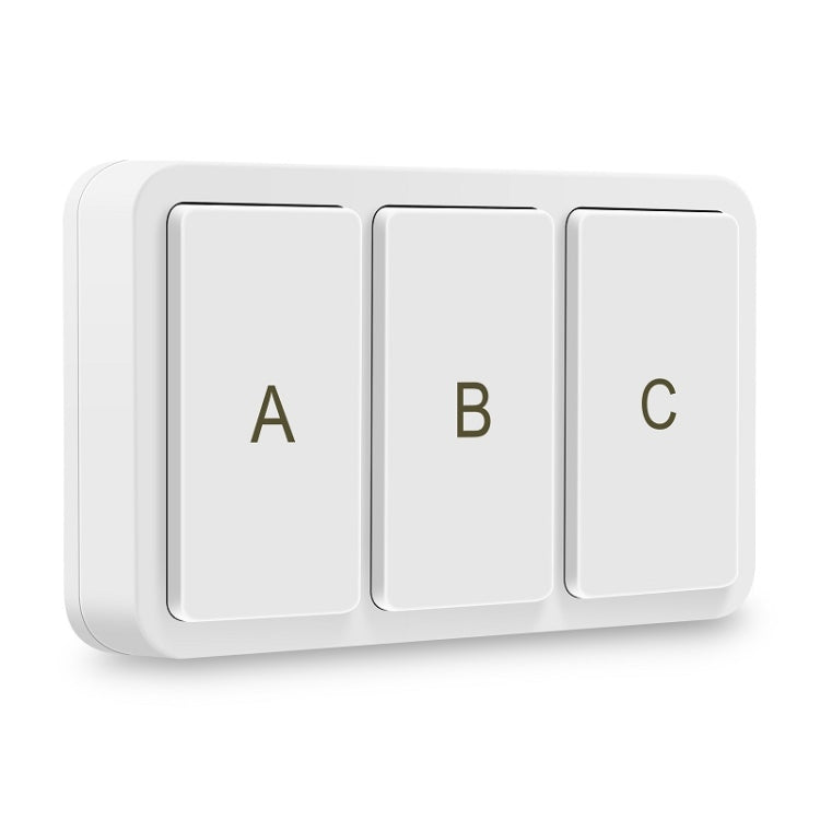 Zigbee Tuya Smart 3-key Situational Wireless Smart Switch(3 Road) - Smart Switch by PMC TechLife | Online Shopping South Africa | PMC TechLife | Buy Now Pay Later Mobicred