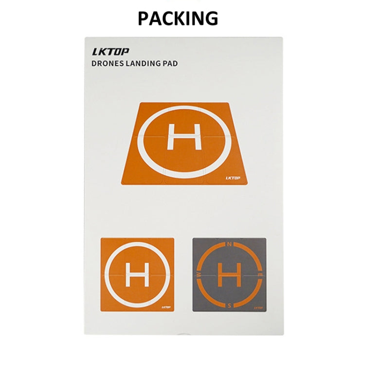 LKTOP 50cm Drone Universal Landing Pad Double-sided Waterproof Foldable RC Aircraft Launch Mat - Parking Apron by LKTOP | Online Shopping South Africa | PMC TechLife | Buy Now Pay Later Mobicred